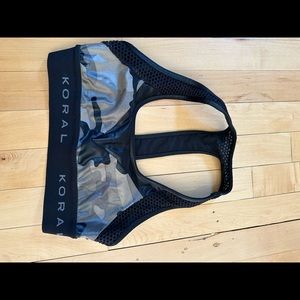 Koral brand sports bra